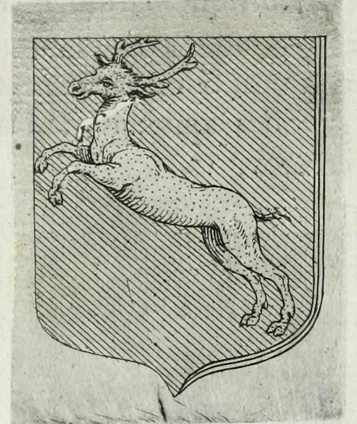 An illustration from Tesserae gentilitiae, 1638, leaf 382