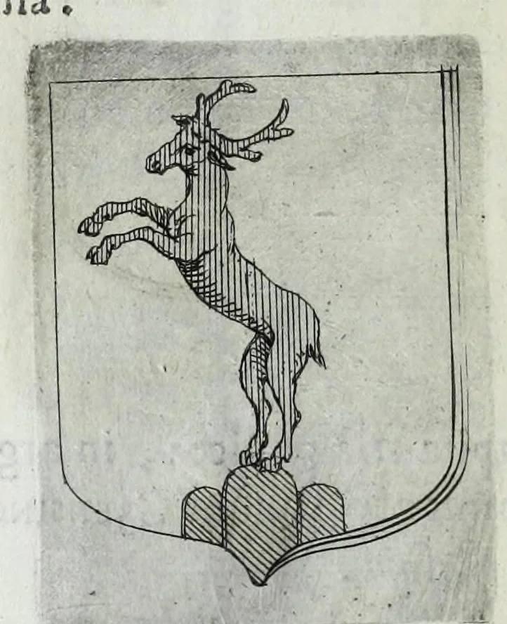 An illustration from Tesserae gentilitiae, 1638, leaf 382