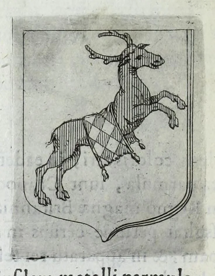 An illustration from Tesserae gentilitiae, 1638, leaf 382