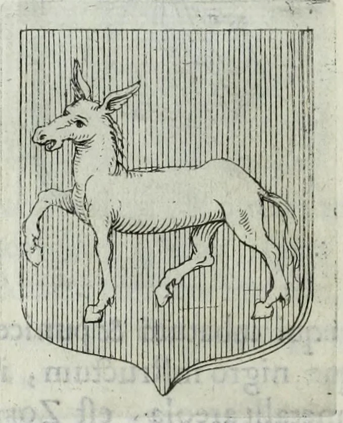 An illustration from Tesserae gentilitiae, 1638, leaf 390