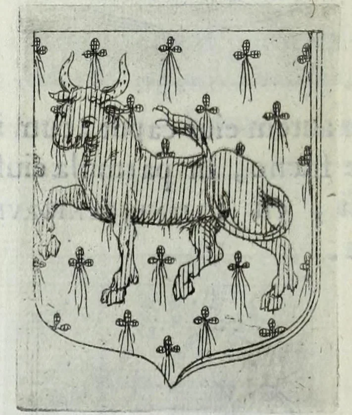 An illustration from Tesserae gentilitiae, 1638, leaf 390