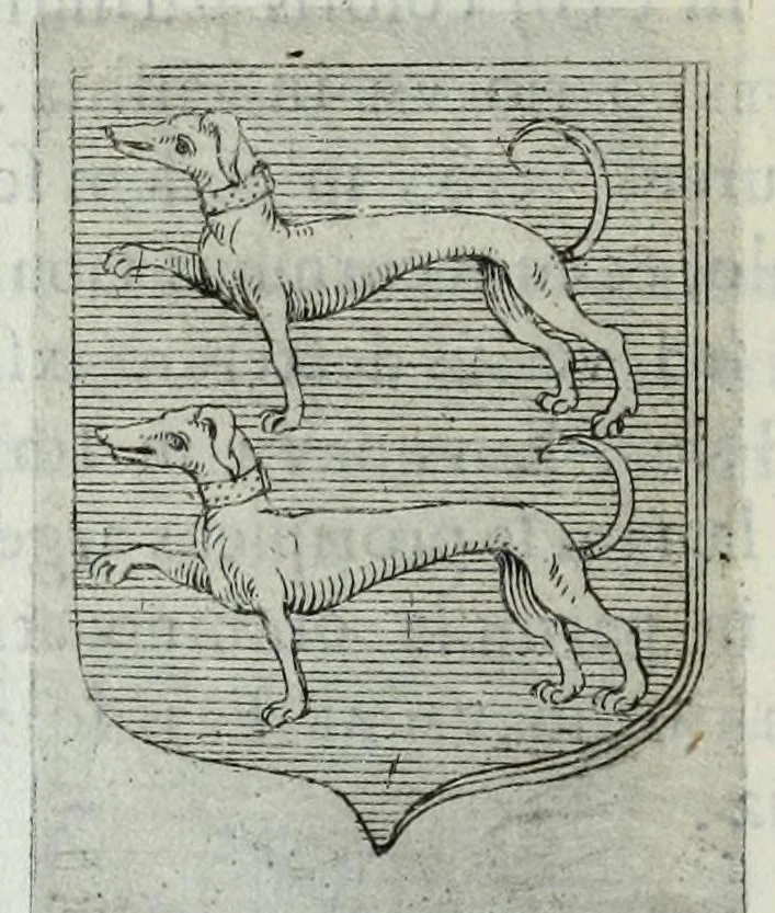 An illustration from Tesserae gentilitiae, 1638, leaf 398