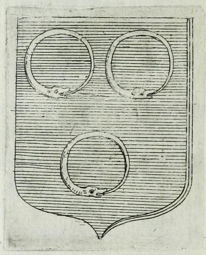 An illustration from Tesserae gentilitiae, 1638, leaf 406