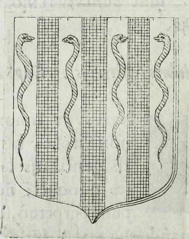 An illustration from Tesserae gentilitiae, 1638, leaf 406