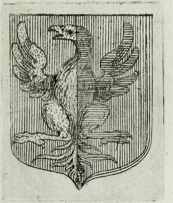 An illustration from Tesserae gentilitiae, 1638, leaf 423