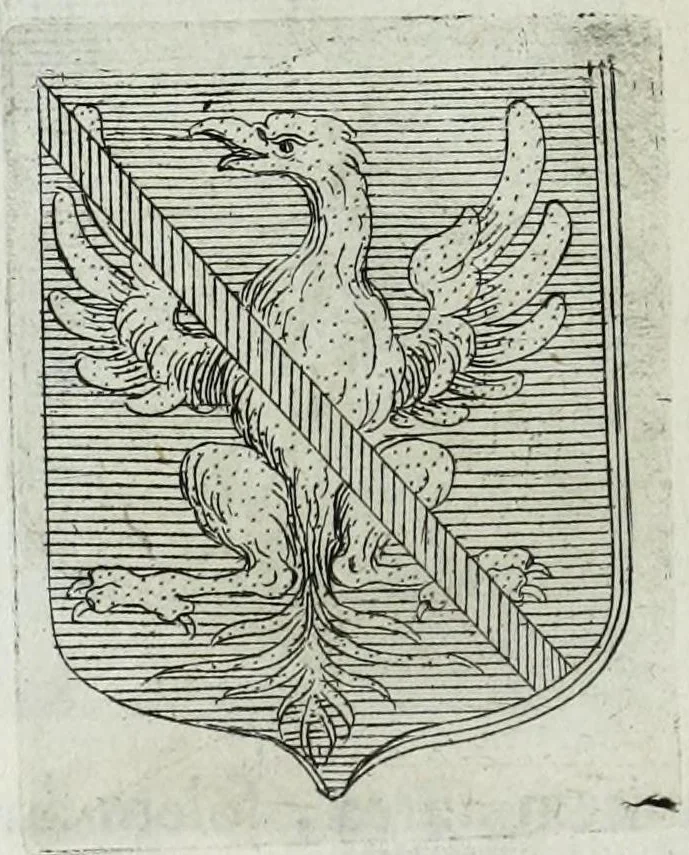 An illustration from Tesserae gentilitiae, 1638, leaf 430