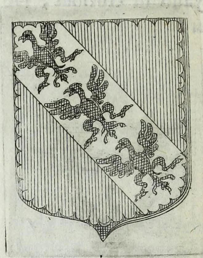 An illustration from Tesserae gentilitiae, 1638, leaf 438