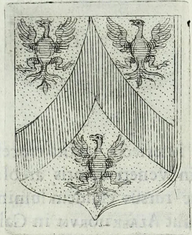 An illustration from Tesserae gentilitiae, 1638, leaf 438