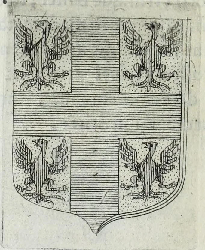 An illustration from Tesserae gentilitiae, 1638, leaf 438
