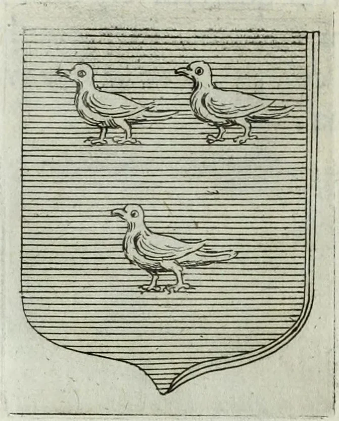 An illustration from Tesserae gentilitiae, 1638, leaf 454