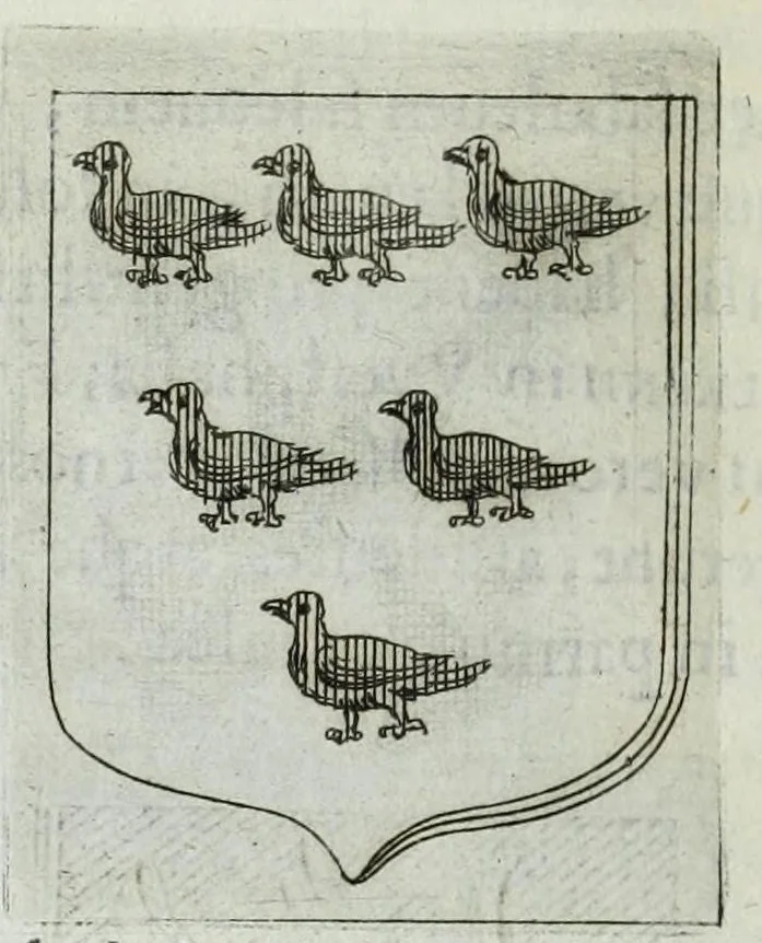 An illustration from Tesserae gentilitiae, 1638, leaf 454