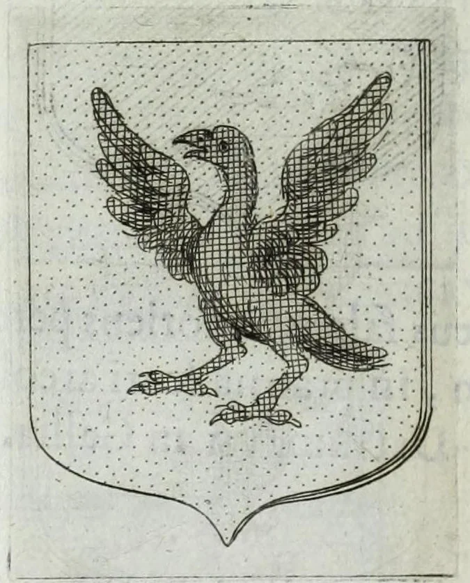 An illustration from Tesserae gentilitiae, 1638, leaf 454