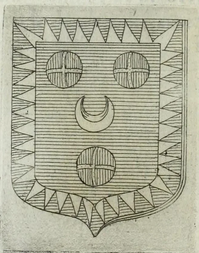 An illustration from Tesserae gentilitiae, 1638, leaf 462