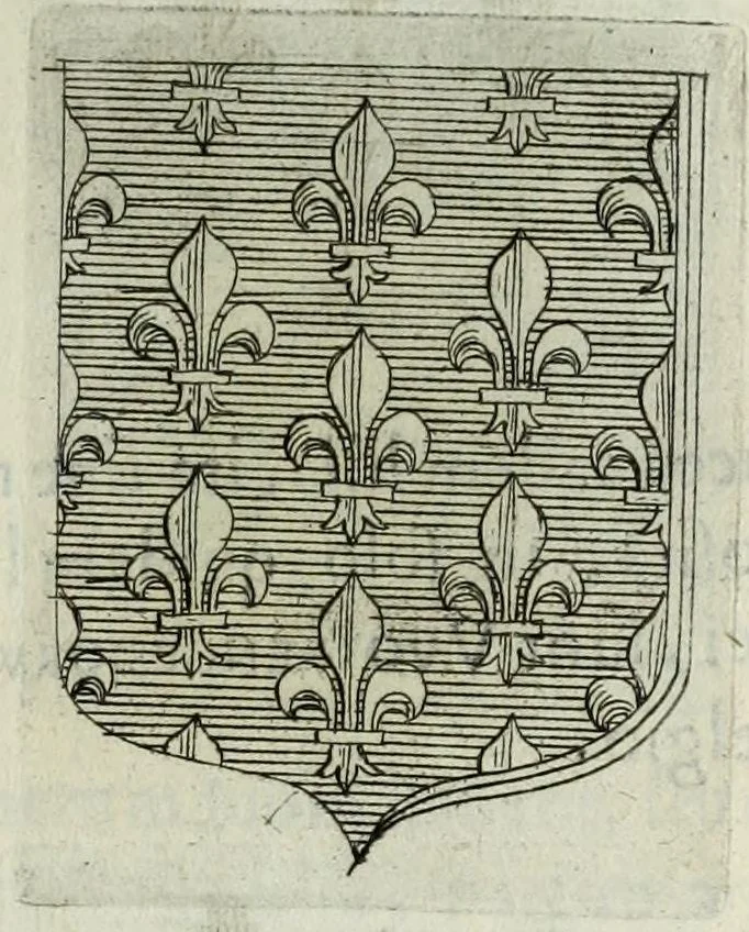 An illustration from Tesserae gentilitiae, 1638, leaf 485