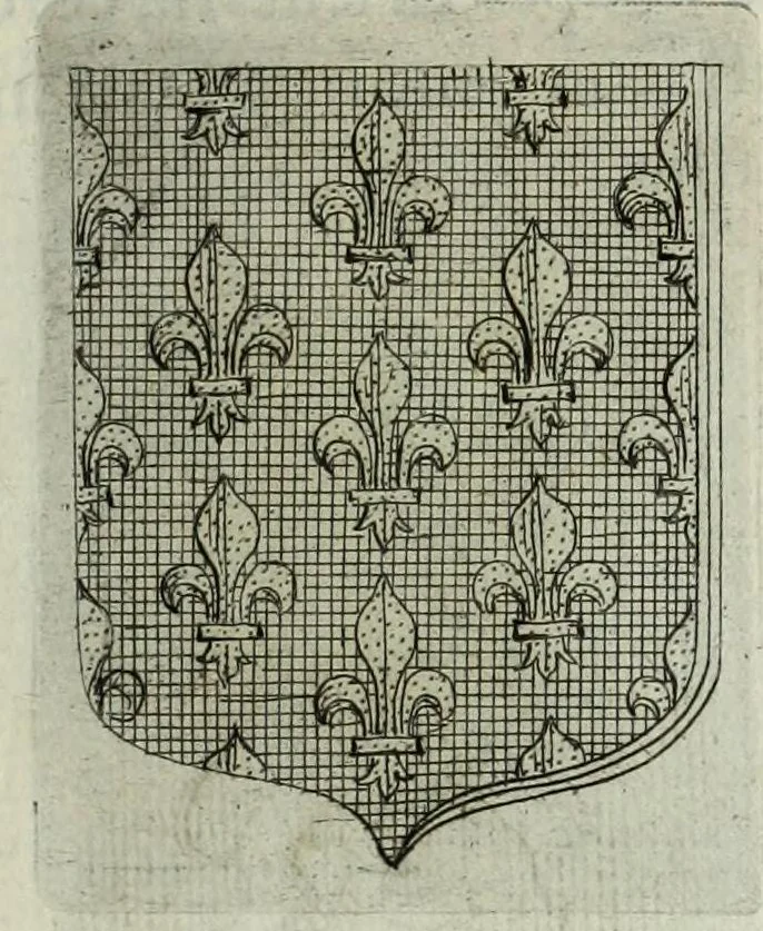 An illustration from Tesserae gentilitiae, 1638, leaf 485