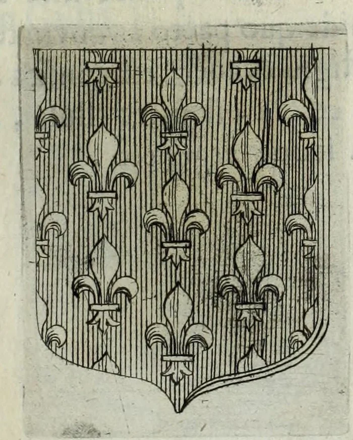 An illustration from Tesserae gentilitiae, 1638, leaf 485