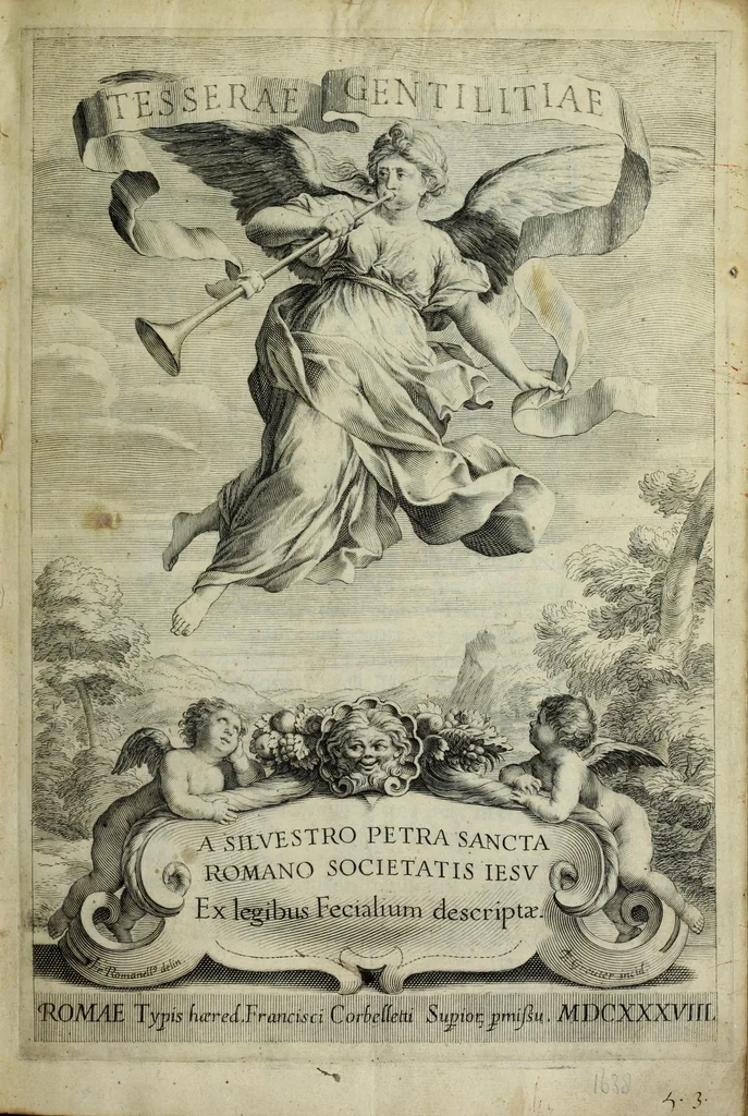 An illustration from Tesserae gentilitiae, 1638, leaf 5
