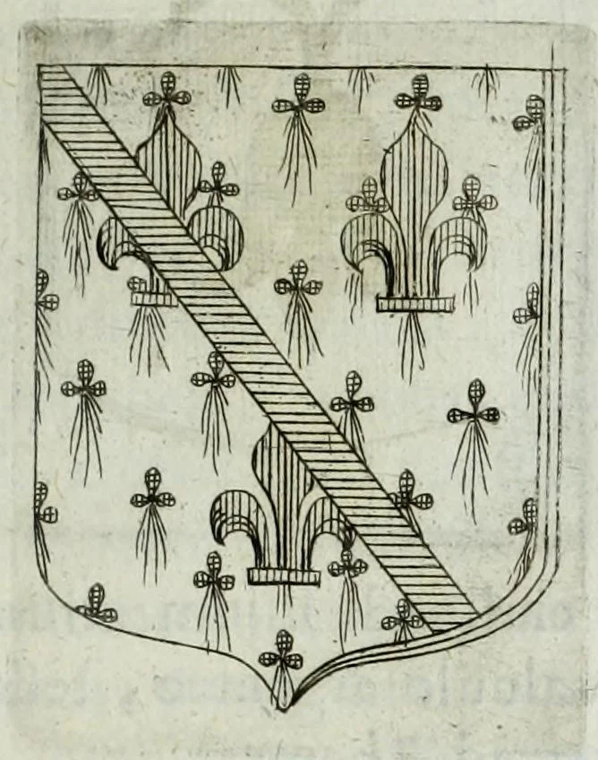 An illustration from Tesserae gentilitiae, 1638, leaf 501