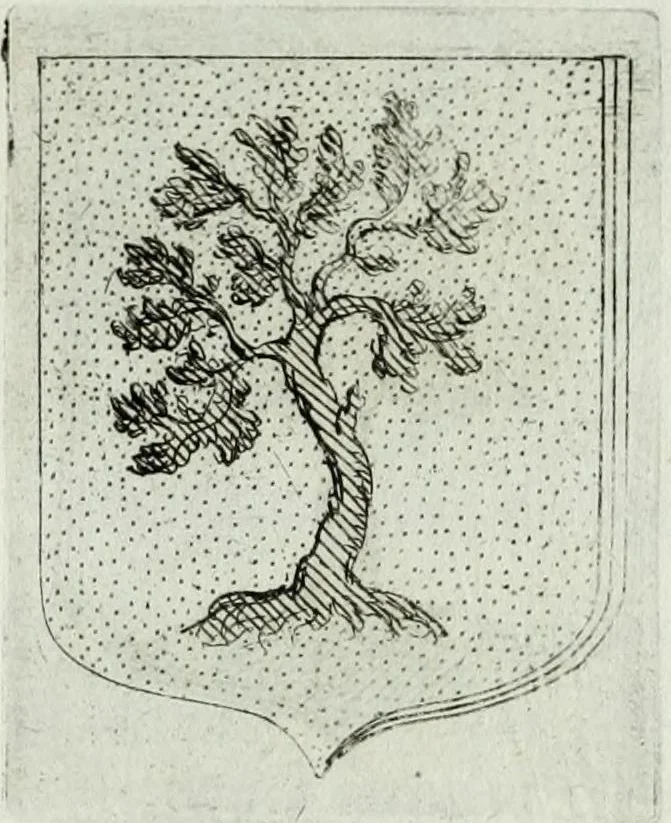 An illustration from Tesserae gentilitiae, 1638, leaf 525