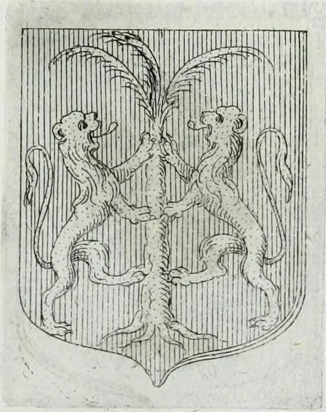 An illustration from Tesserae gentilitiae, 1638, leaf 525