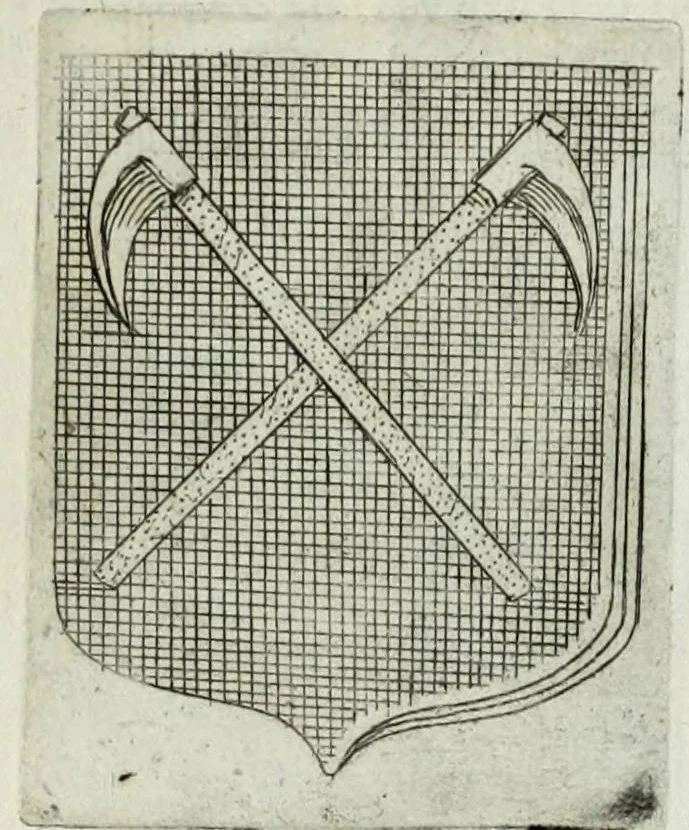 An illustration from Tesserae gentilitiae, 1638, leaf 533