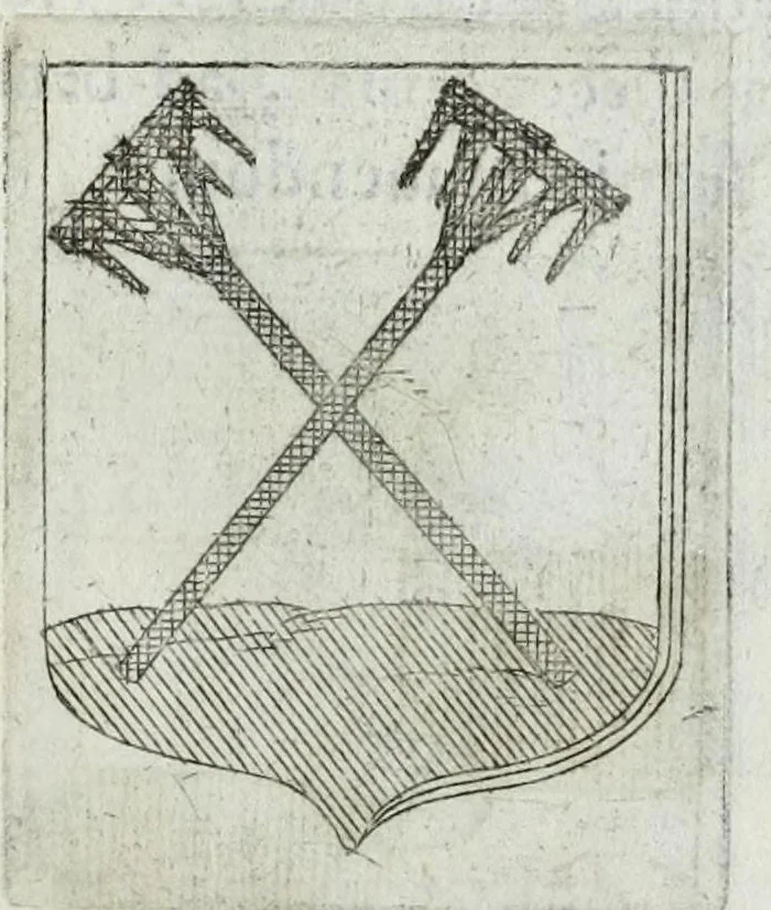 An illustration from Tesserae gentilitiae, 1638, leaf 533
