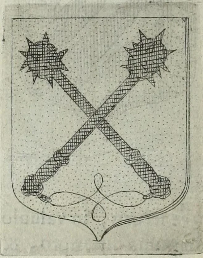 An illustration from Tesserae gentilitiae, 1638, leaf 548