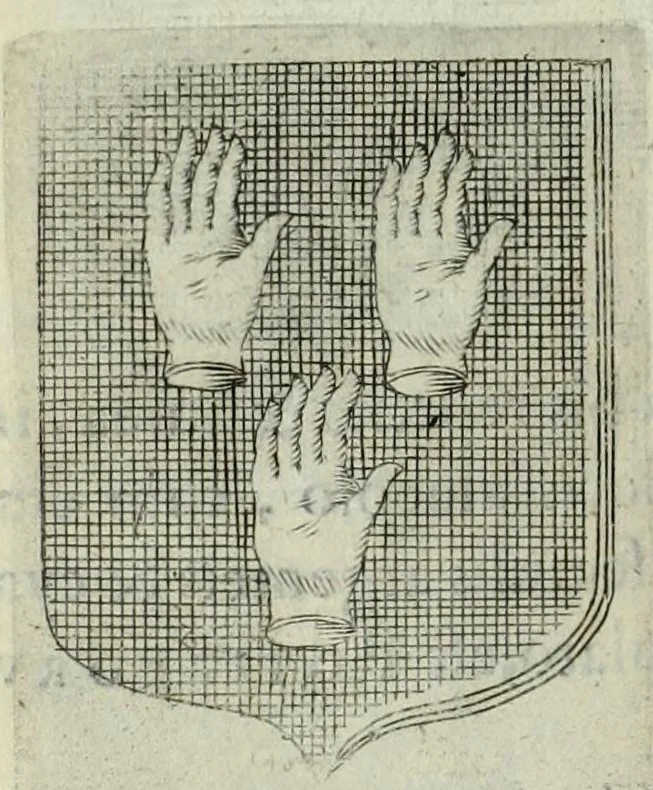 An illustration from Tesserae gentilitiae, 1638, leaf 580
