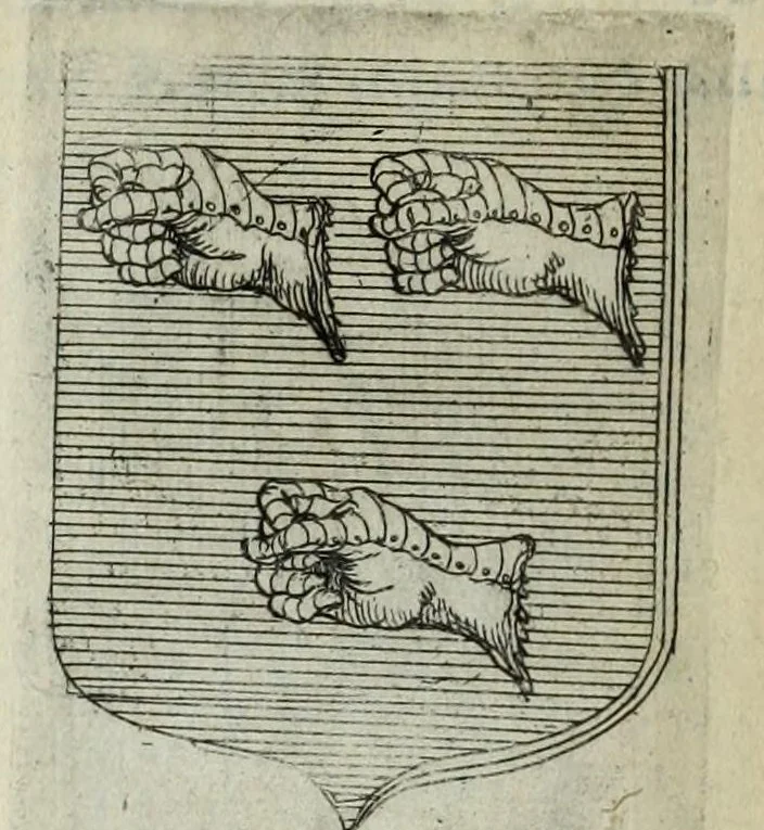 An illustration from Tesserae gentilitiae, 1638, leaf 580