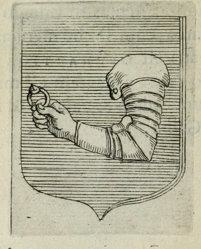 An illustration from Tesserae gentilitiae, 1638, leaf 580