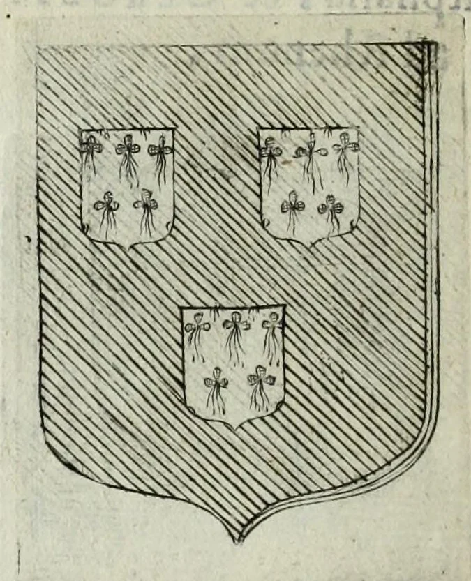 An illustration from Tesserae gentilitiae, 1638, leaf 588