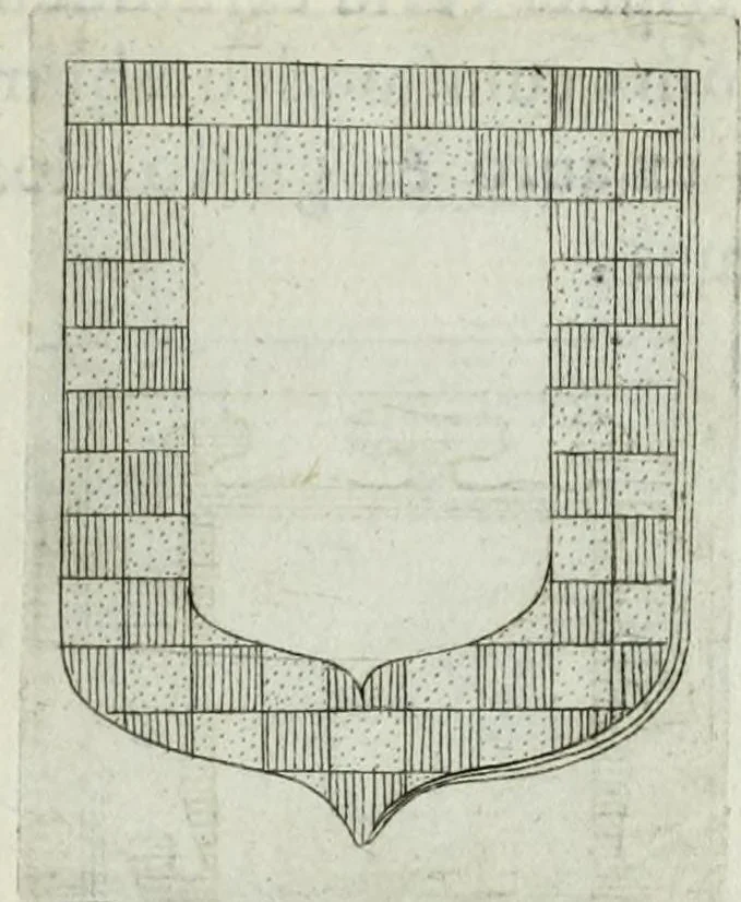 An illustration from Tesserae gentilitiae, 1638, leaf 605