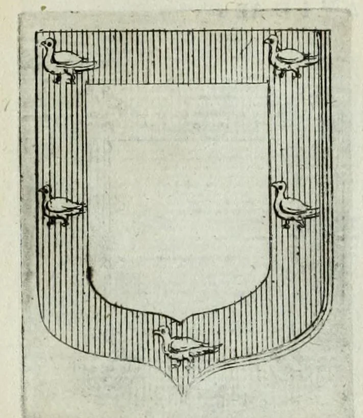 An illustration from Tesserae gentilitiae, 1638, leaf 613
