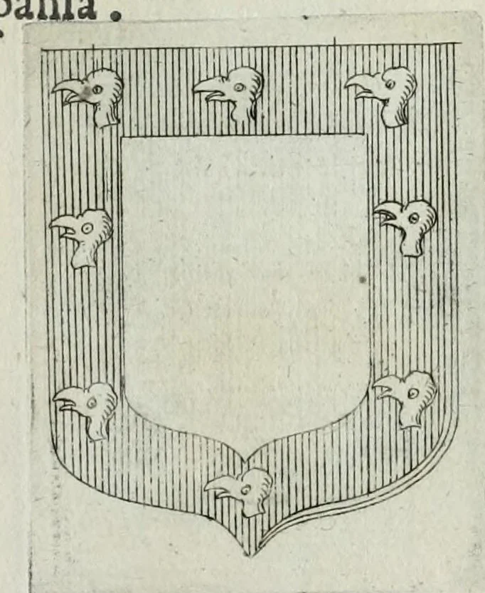 An illustration from Tesserae gentilitiae, 1638, leaf 613