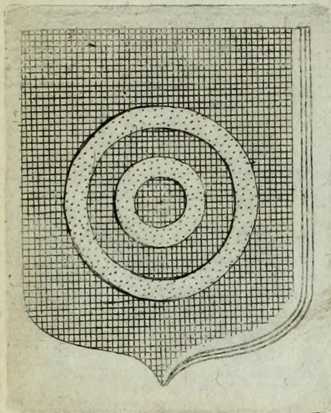 An illustration from Tesserae gentilitiae, 1638, leaf 621