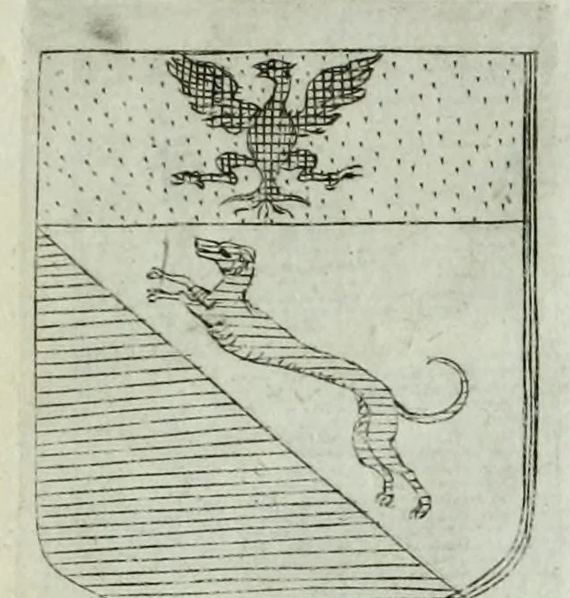 An illustration from Tesserae gentilitiae, 1638, leaf 681