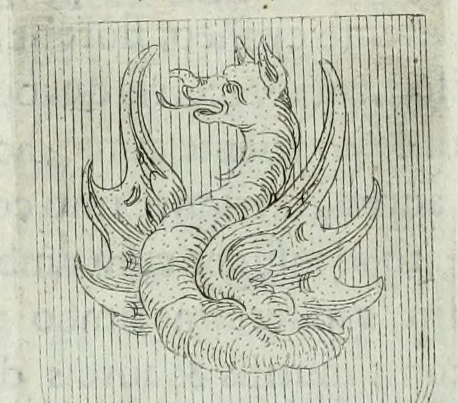 An illustration from Tesserae gentilitiae, 1638, leaf 681