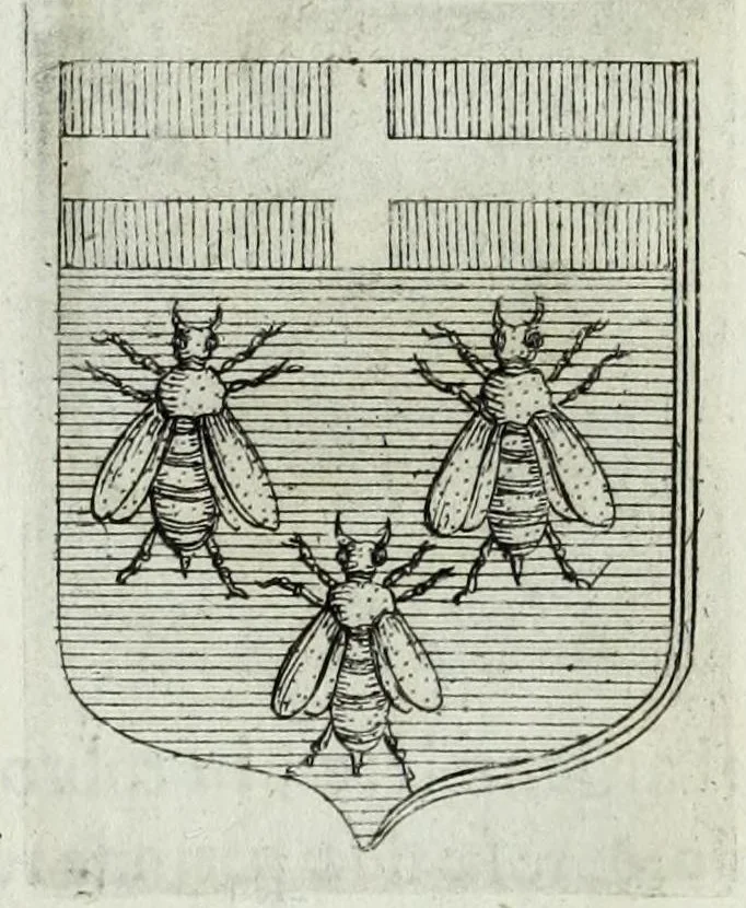 An illustration from Tesserae gentilitiae, 1638, leaf 689