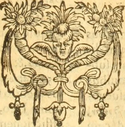 An illustration from Testamentvm Novvm : sive nouum foedus Iesu Christi, D.N. Cuius Graeco contextui respondent interpretationes duae: vna, vetus altera, Theodori Bezae, nunc quartò diligenter ab eo recognita. Eiusdem annotationes, quas itidem hac quarta edit. accuratè recognouit, & accessione non parua locupletauit: Vt docebunt asterisci margini appositi, necnon eius ad lectorem epistolium. Haec quarta editio, propter accessiones non paucas, duos indices nouos habet: quorum prior priori parti, posterior posteriori subiunctus est. Seorsvm edetvr recensio earundem in diuersis Noui Testamenti locis vocum (vulgò concordantiae Novi Testamenti) cui etiam operam multum lectori profuturam idem Theodorus Beza & quidam alij impenderunt, 1588, leaf 1000