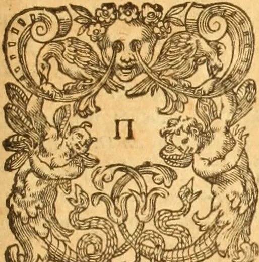 An illustration from Testamentvm Novvm : sive nouum foedus Iesu Christi, D.N. Cuius Graeco contextui respondent interpretationes duae: vna, vetus altera, Theodori Bezae, nunc quartò diligenter ab eo recognita. Eiusdem annotationes, quas itidem hac quarta edit. accuratè recognouit, & accessione non parua locupletauit: Vt docebunt asterisci margini appositi, necnon eius ad lectorem epistolium. Haec quarta editio, propter accessiones non paucas, duos indices nouos habet: quorum prior priori parti, posterior posteriori subiunctus est. Seorsvm edetvr recensio earundem in diuersis Noui Testamenti locis vocum (vulgò concordantiae Novi Testamenti) cui etiam operam multum lectori profuturam idem Theodorus Beza & quidam alij impenderunt, 1588, leaf 806