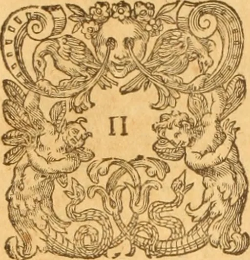 An illustration from Testamentvm Novvm : sive nouum foedus Iesu Christi, D.N. Cuius Graeco contextui respondent interpretationes duae: vna, vetus altera, Theodori Bezae, nunc quartò diligenter ab eo recognita. Eiusdem annotationes, quas itidem hac quarta edit. accuratè recognouit, & accessione non parua locupletauit: Vt docebunt asterisci margini appositi, necnon eius ad lectorem epistolium. Haec quarta editio, propter accessiones non paucas, duos indices nouos habet: quorum prior priori parti, posterior posteriori subiunctus est. Seorsvm edetvr recensio earundem in diuersis Noui Testamenti locis vocum (vulgò concordantiae Novi Testamenti) cui etiam operam multum lectori profuturam idem Theodorus Beza & quidam alij impenderunt, 1588, leaf 877