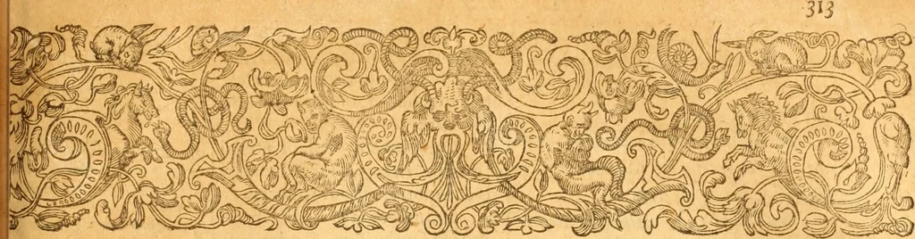 An illustration from Testamentvm Novvm : sive nouum foedus Iesu Christi, D.N. Cuius Graeco contextui respondent interpretationes duae: vna, vetus altera, Theodori Bezae, nunc quartò diligenter ab eo recognita. Eiusdem annotationes, quas itidem hac quarta edit. accuratè recognouit, & accessione non parua locupletauit: Vt docebunt asterisci margini appositi, necnon eius ad lectorem epistolium. Haec quarta editio, propter accessiones non paucas, duos indices nouos habet: quorum prior priori parti, posterior posteriori subiunctus est. Seorsvm edetvr recensio earundem in diuersis Noui Testamenti locis vocum (vulgò concordantiae Novi Testamenti) cui etiam operam multum lectori profuturam idem Theodorus Beza & quidam alij impenderunt, 1588, leaf 904