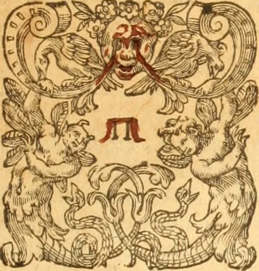 An illustration from Testamentvm Novvm : sive nouum foedus Iesu Christi, D.N. Cuius Graeco contextui respondent interpretationes duae: vna, vetus altera, Theodori Bezae, nunc quartò diligenter ab eo recognita. Eiusdem annotationes, quas itidem hac quarta edit. accuratè recognouit, & accessione non parua locupletauit: Vt docebunt asterisci margini appositi, necnon eius ad lectorem epistolium. Haec quarta editio, propter accessiones non paucas, duos indices nouos habet: quorum prior priori parti, posterior posteriori subiunctus est. Seorsvm edetvr recensio earundem in diuersis Noui Testamenti locis vocum (vulgò concordantiae Novi Testamenti) cui etiam operam multum lectori profuturam idem Theodorus Beza & quidam alij impenderunt, 1588, leaf 950