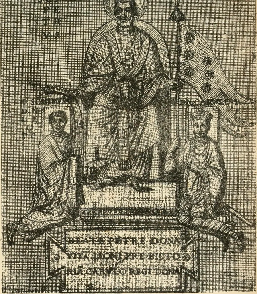 An illustration from The testimony of the catacombs and of other monuments of Christian art : from the second to the eighteenth century, concerning questions of doctrine now disupted in the Church, 1870, leaf 120