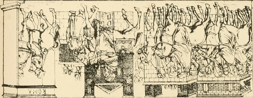 An illustration from The testimony of the catacombs and of other monuments of Christian art : from the second to the eighteenth century, concerning questions of doctrine now disupted in the Church, 1870, leaf 134
