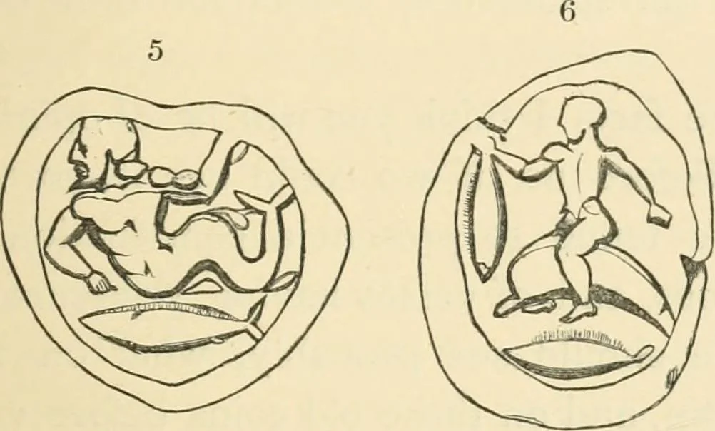 An illustration from The testimony of the catacombs and of other monuments of Christian art : from the second to the eighteenth century, concerning questions of doctrine now disupted in the Church, 1870, leaf 180