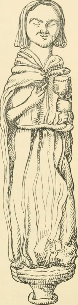 An illustration from The testimony of the catacombs and of other monuments of Christian art : from the second to the eighteenth century, concerning questions of doctrine now disupted in the Church, 1870, leaf 182