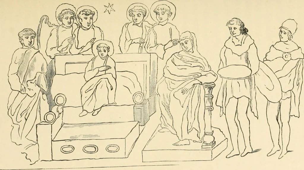 An illustration from The testimony of the catacombs and of other monuments of Christian art : from the second to the eighteenth century, concerning questions of doctrine now disupted in the Church, 1870, leaf 50