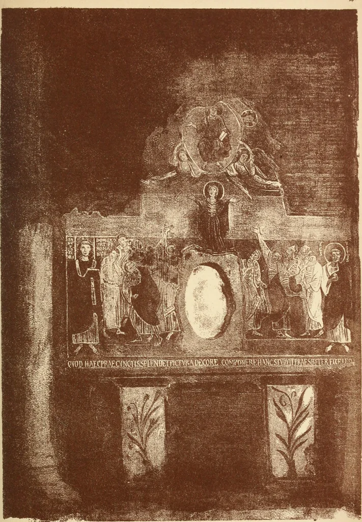 An illustration from The testimony of the catacombs and of other monuments of Christian art : from the second to the eighteenth century, concerning questions of doctrine now disupted in the Church, 1870, leaf 66