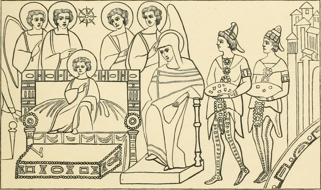 An illustration from The testimony of the catacombs and of other monuments of Christian art : from the second to the eighteenth century, concerning questions of doctrine now disupted in the Church, 1870, leaf 82